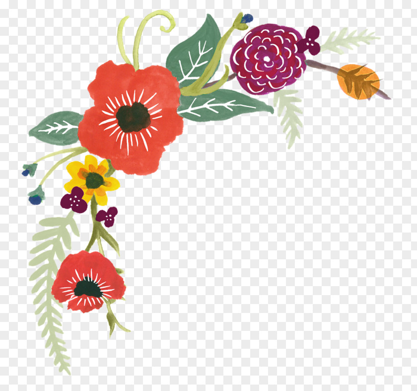 Flower Garland Floral Design Microsoft Word PNG