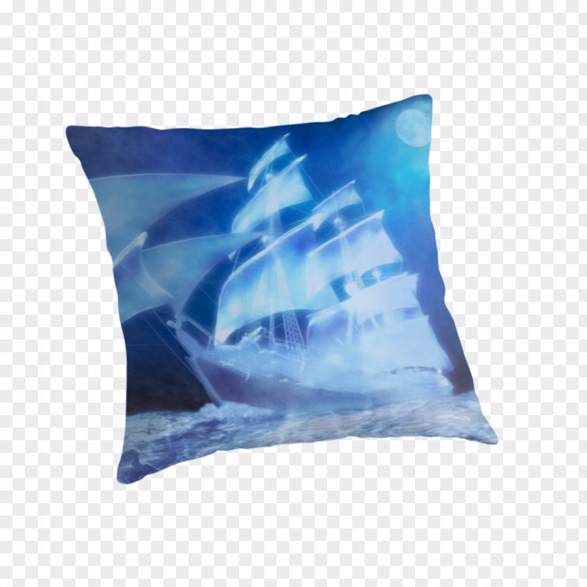Ghost Ship Throw Pillows Cushion PNG