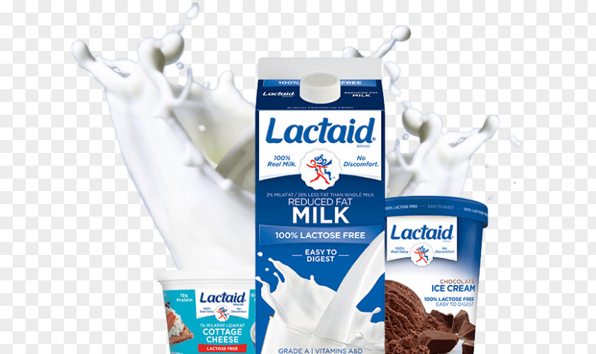 Milk Almond Lactose Intolerance Lactase Dairy Products PNG