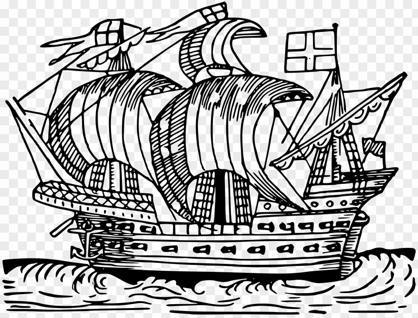 Ship Middle Ages Sailing Boat Clip Art PNG