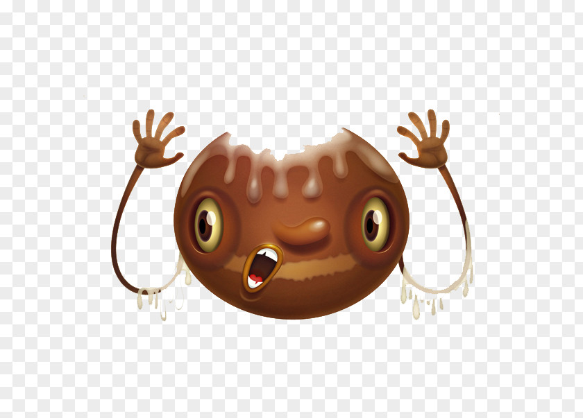 Simple Chocolate Beans Donuts Fat Thursday Illustration PNG