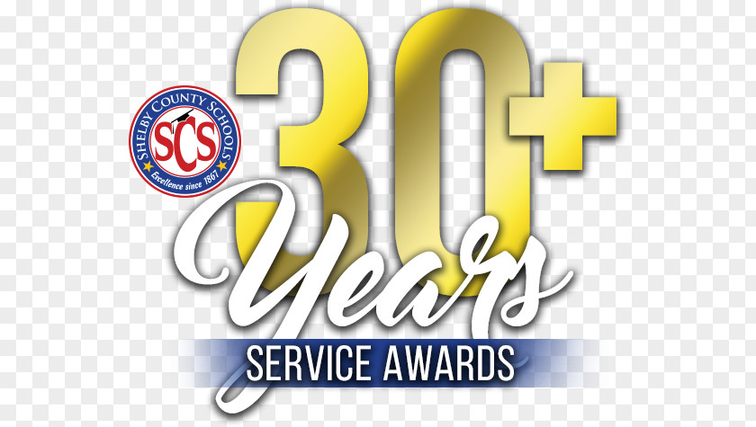 Years Of Service Shelby County Schools County, Tennessee Logo Brand Font PNG