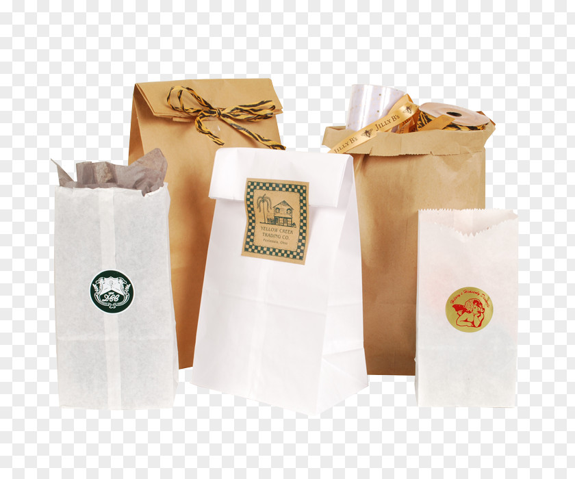 Kraft Paper Bag Packaging And Labeling Plastic PNG