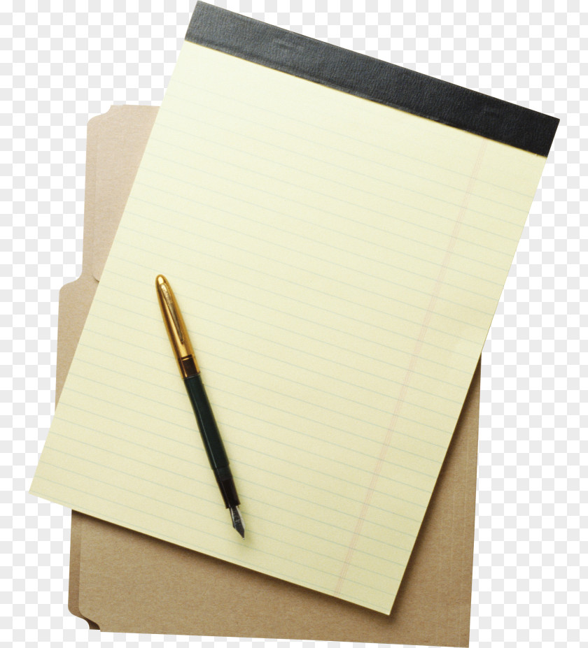 Notebook Paper Notepad Knife PNG
