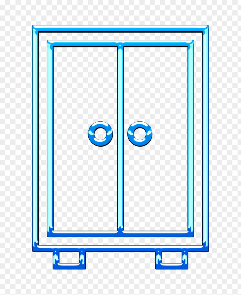 Rectangle Wardrobe Icon Bedroom Cupboard Furniture PNG