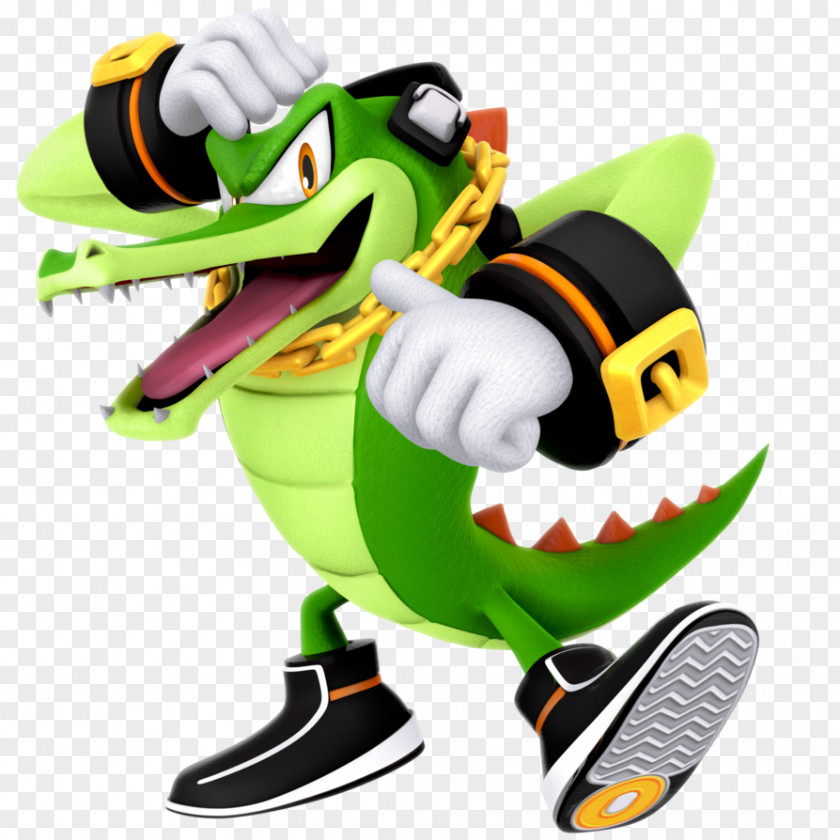 Renderings Vector The Crocodile Sonic Heroes Fighters Espio Chameleon PNG