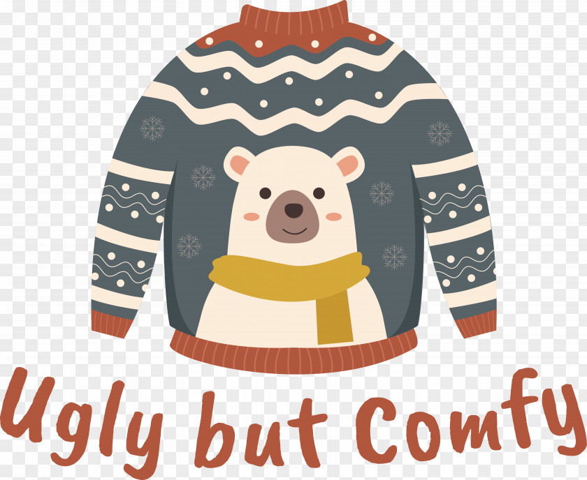 Ugly Comfy Ugly Sweater Winter PNG