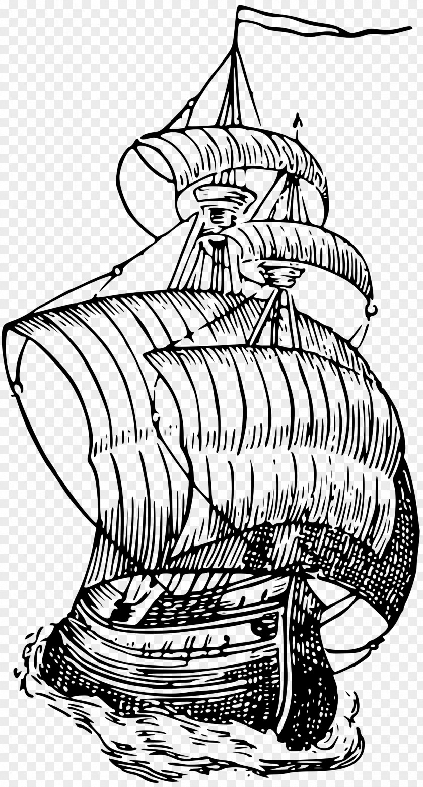 Drawing Indian Sailing Ship Clip Art PNG