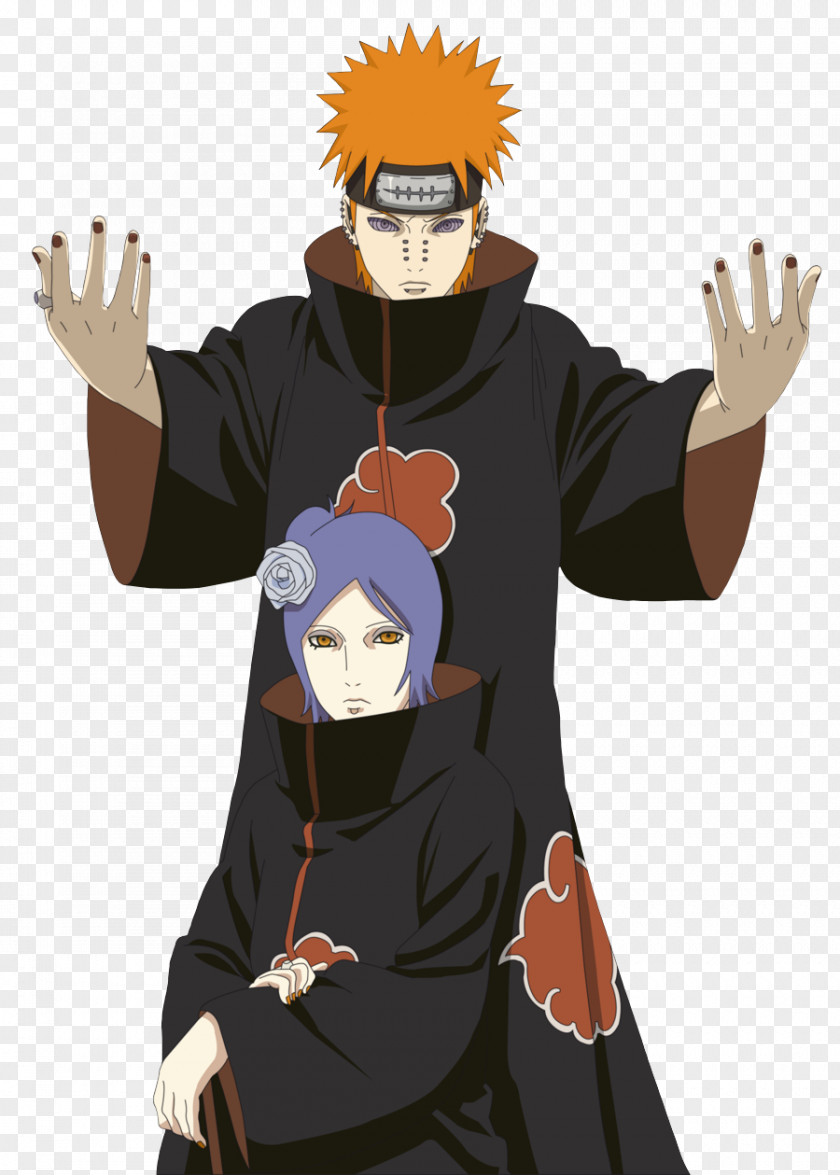 Nuroto Pain Konan Yahiko Akatsuki Naruto Shippuden: Ultimate Ninja Storm Revolution PNG