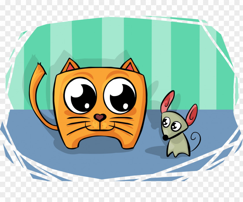 Tom And Jerry Cartoon Hand-painted Big Eyes Small Cat PNG