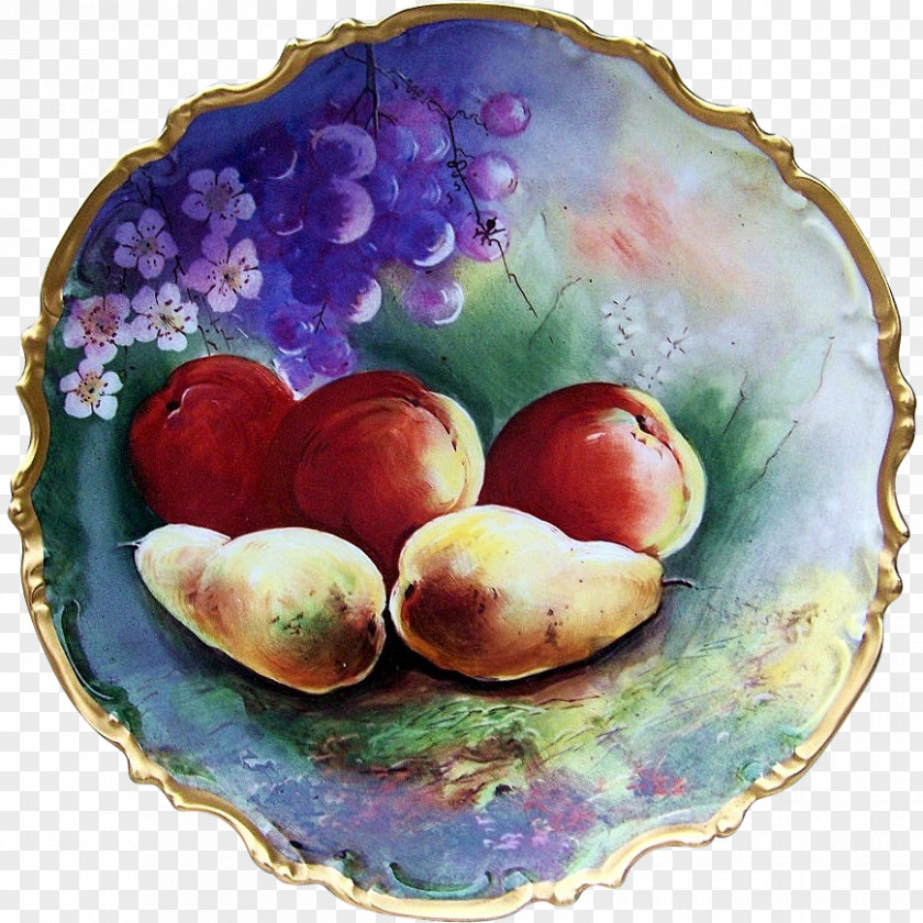 Hand Painted Peach Still Life Photography Porcelain Fruit PNG