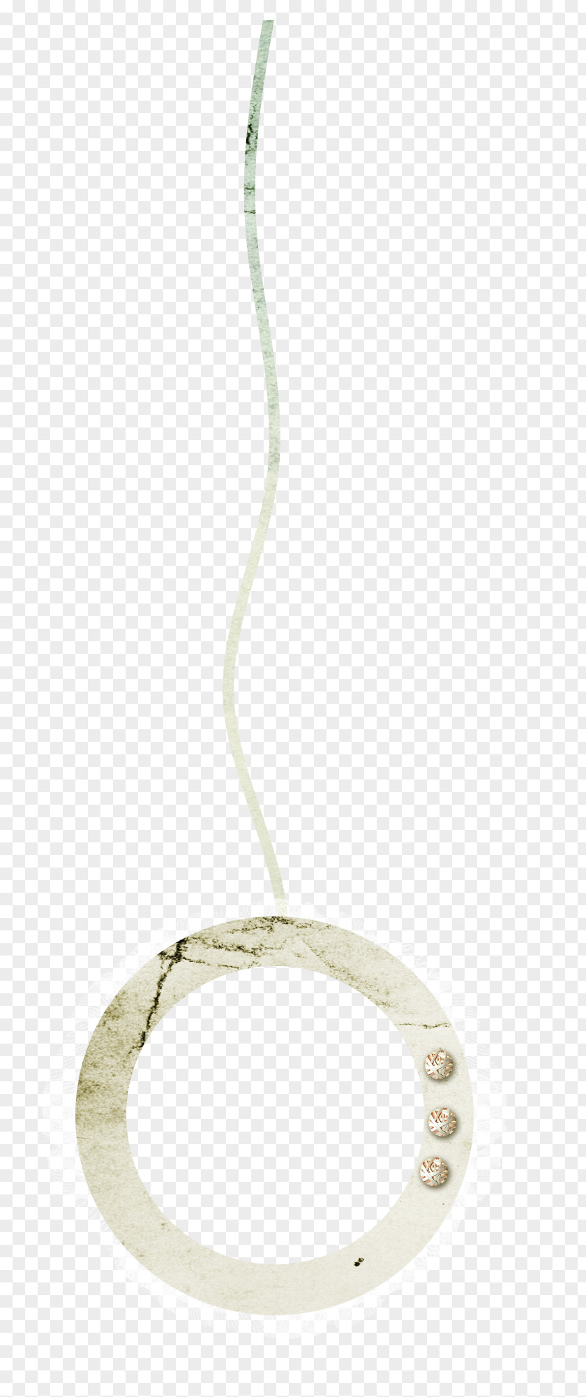 Hanging Ring White PNG