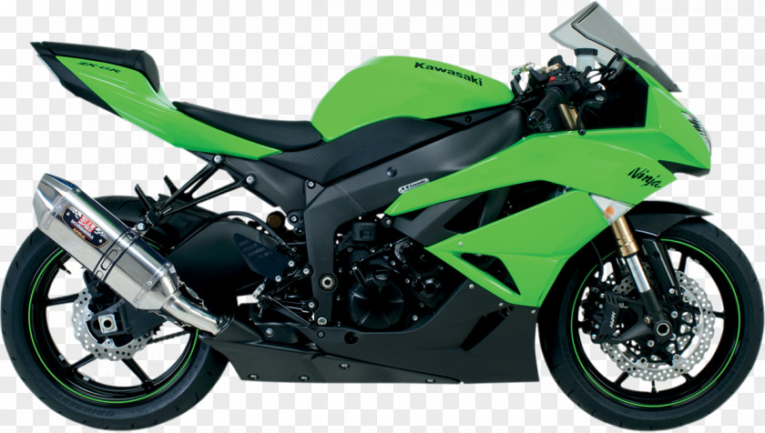 Motorcycle Kawasaki Ninja ZX-14 Exhaust System ZX-6R Motorcycles PNG