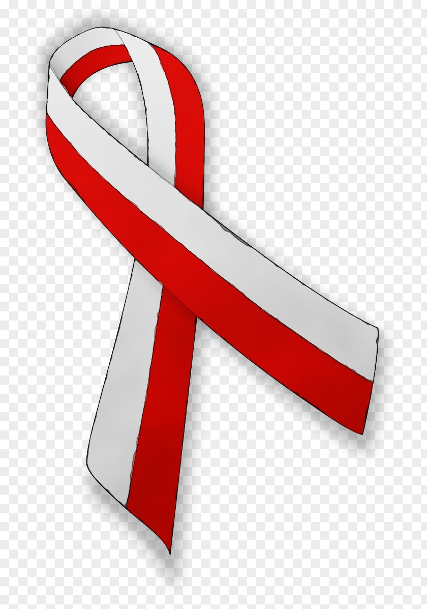 Symbol Logo Red Ribbon Material Property PNG