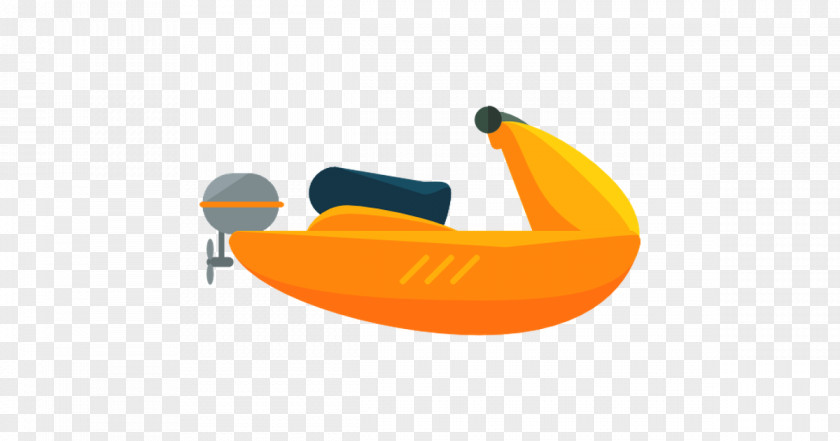 Banana Boat Clip Art PNG