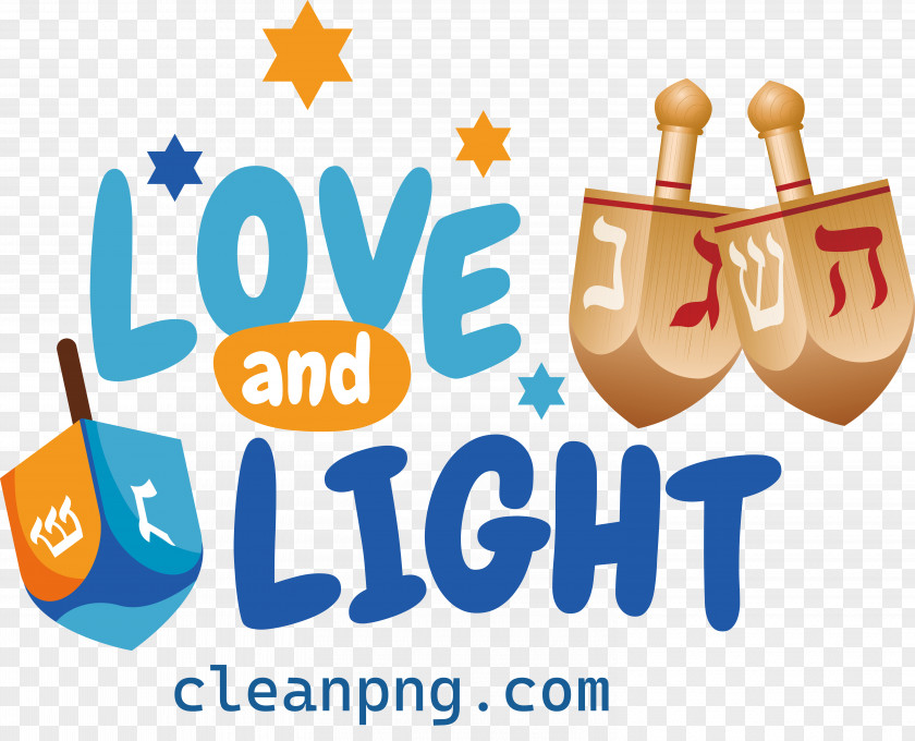 Happy Hanukkah Love Light PNG