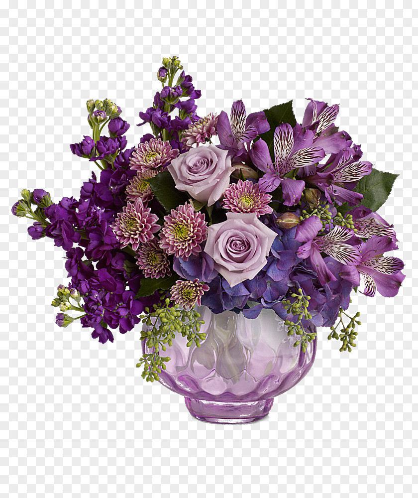 Lavender Flower Bouquet Floristry Teleflora PNG