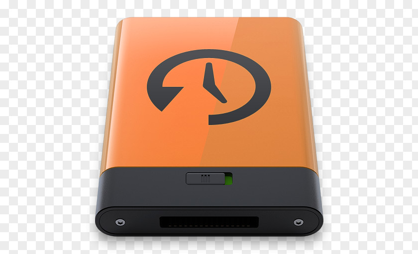 Orange Time Machine B Electronic Device Gadget Multimedia PNG