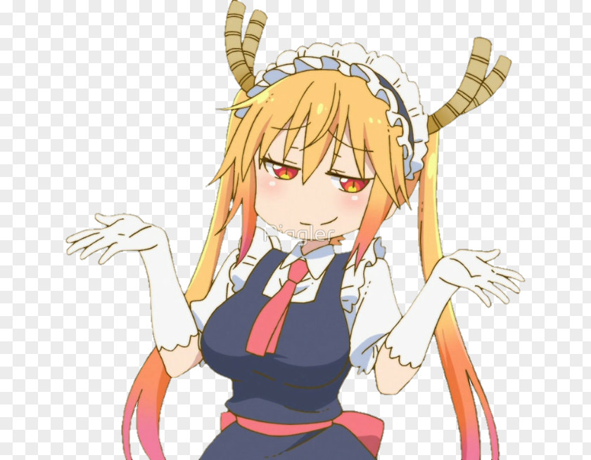 Tohru Honda Miss Kobayashi's Dragon Maid Shrug Anime PNG Anime, clipart PNG