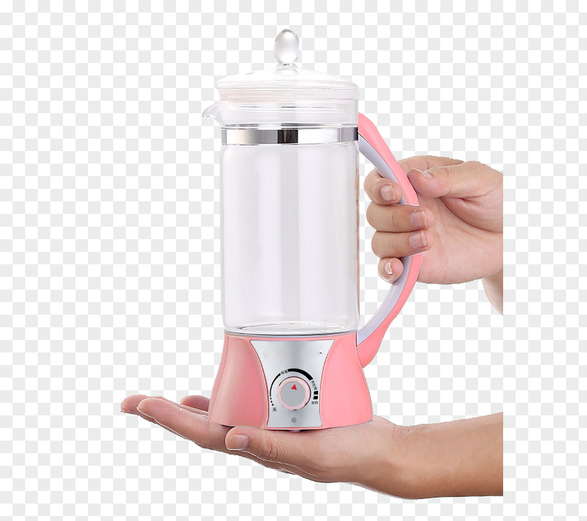 Trumpet Exquisite Electric Kettle Tea Electricity Glass Water Boiler PNG