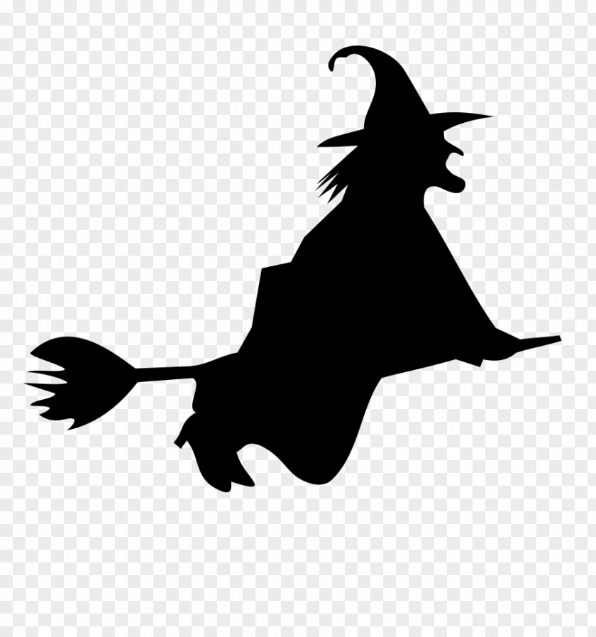Witch Silhouette Witchcraft Illustration PNG