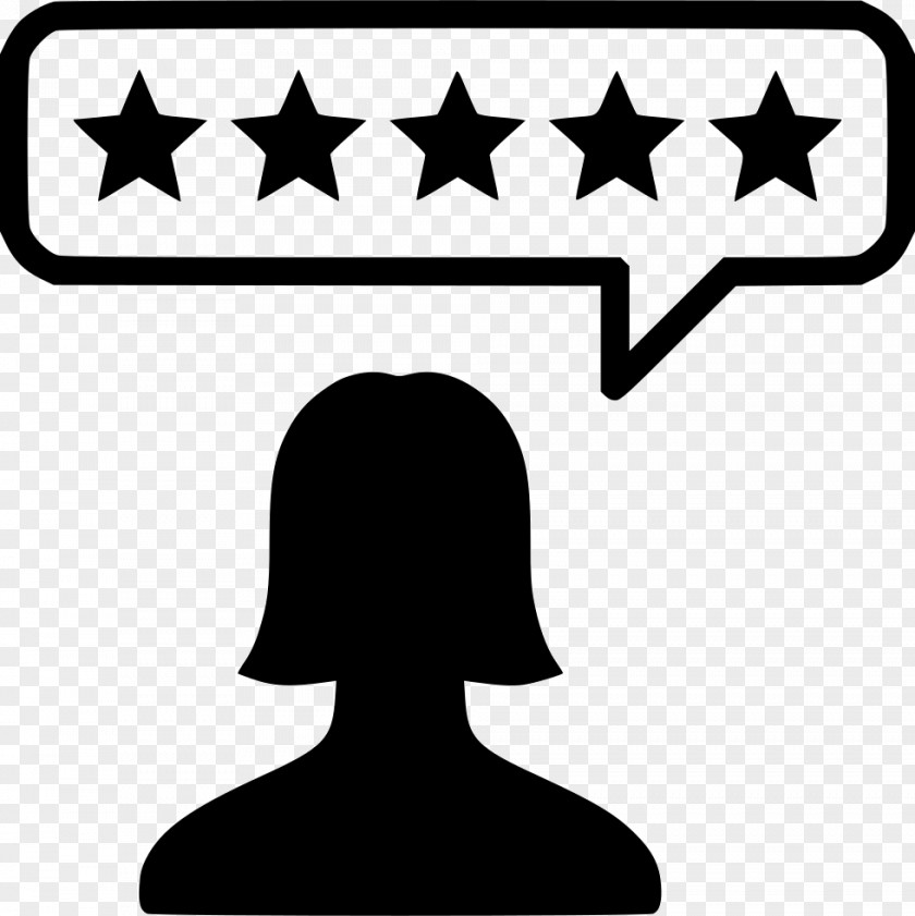 5 Star Customer Review PNG