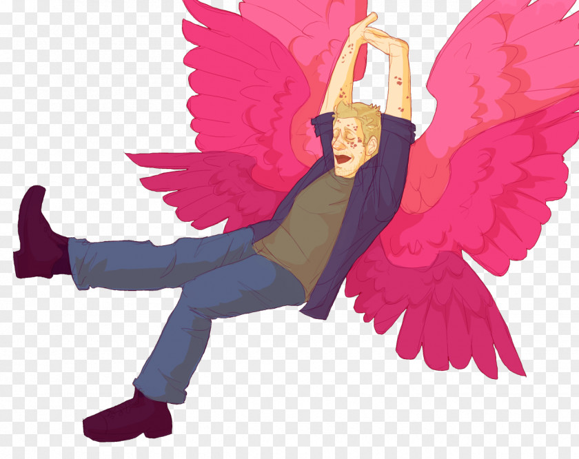 Angel Lucifer Castiel Illustration Art PNG