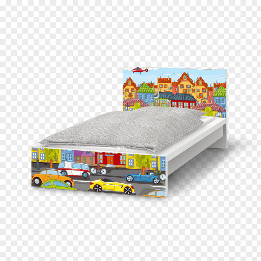 City Life Bed Sheets Closet Door Square PNG