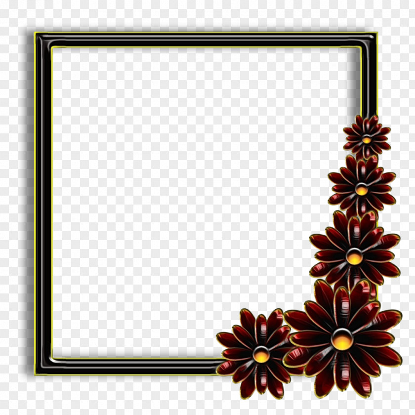 Interior Design Wildflower Background Flower Frame PNG
