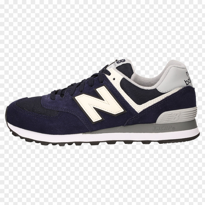 New Balance Sneakers Shoe Navy Blue Suede PNG