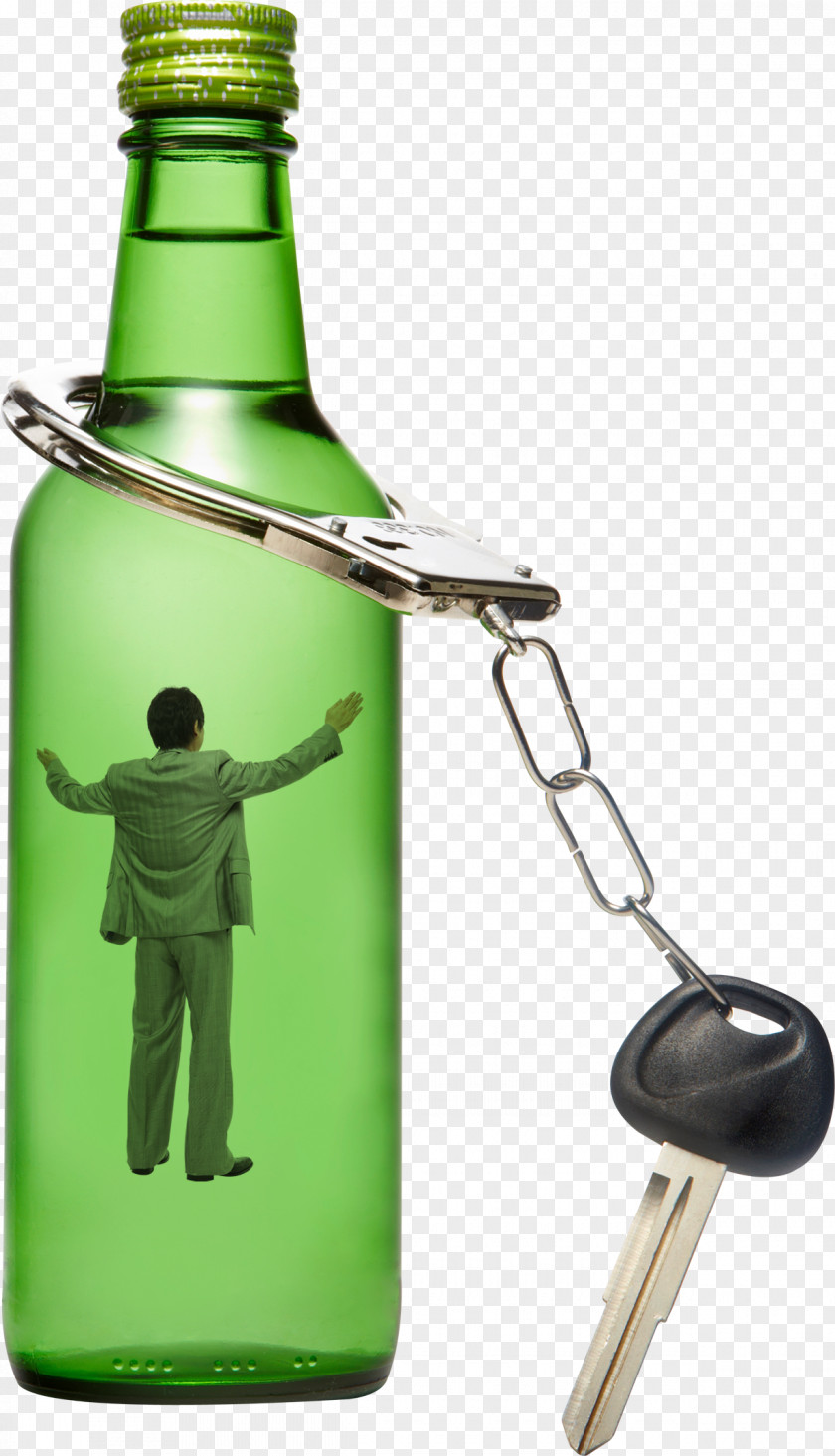 Bottle Driving Under The Influence Alcoholic Drink Glass PNG