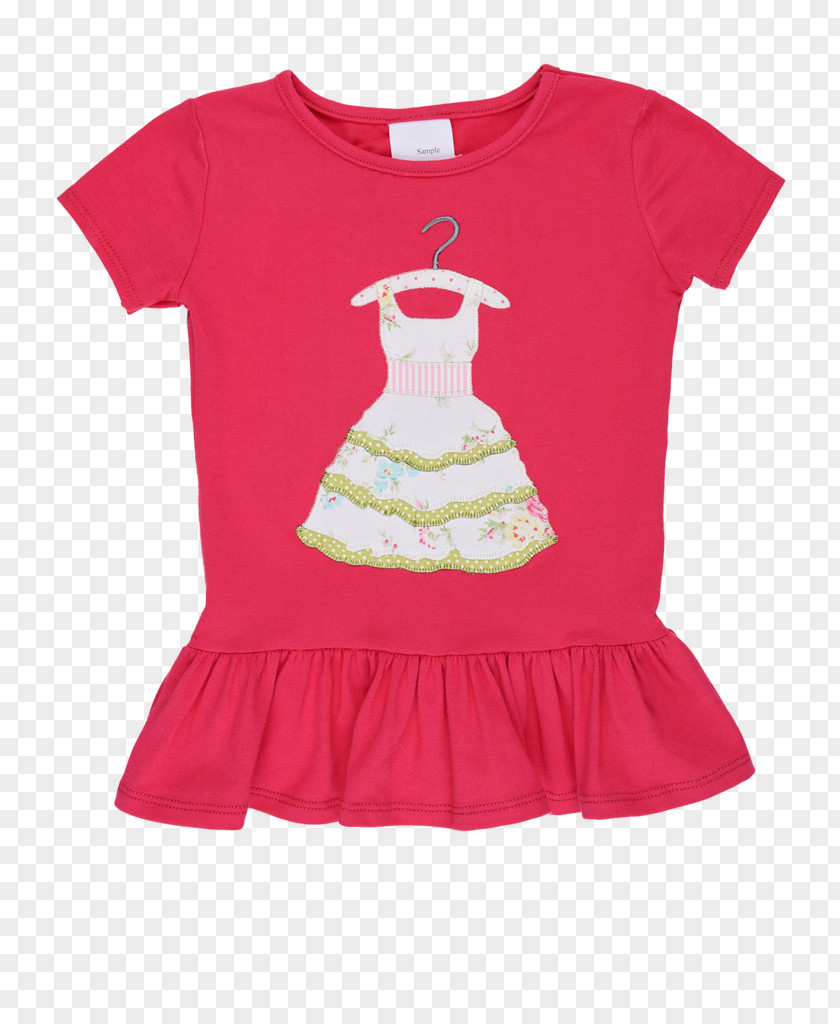 T-shirt Sleeve Pink M Dress PNG