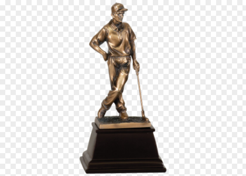 Trophy Bronze Sculpture Award PNG