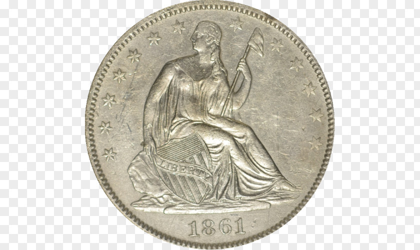 Walking Liberty Half Dollar Spain Silver Coin Quarter PNG