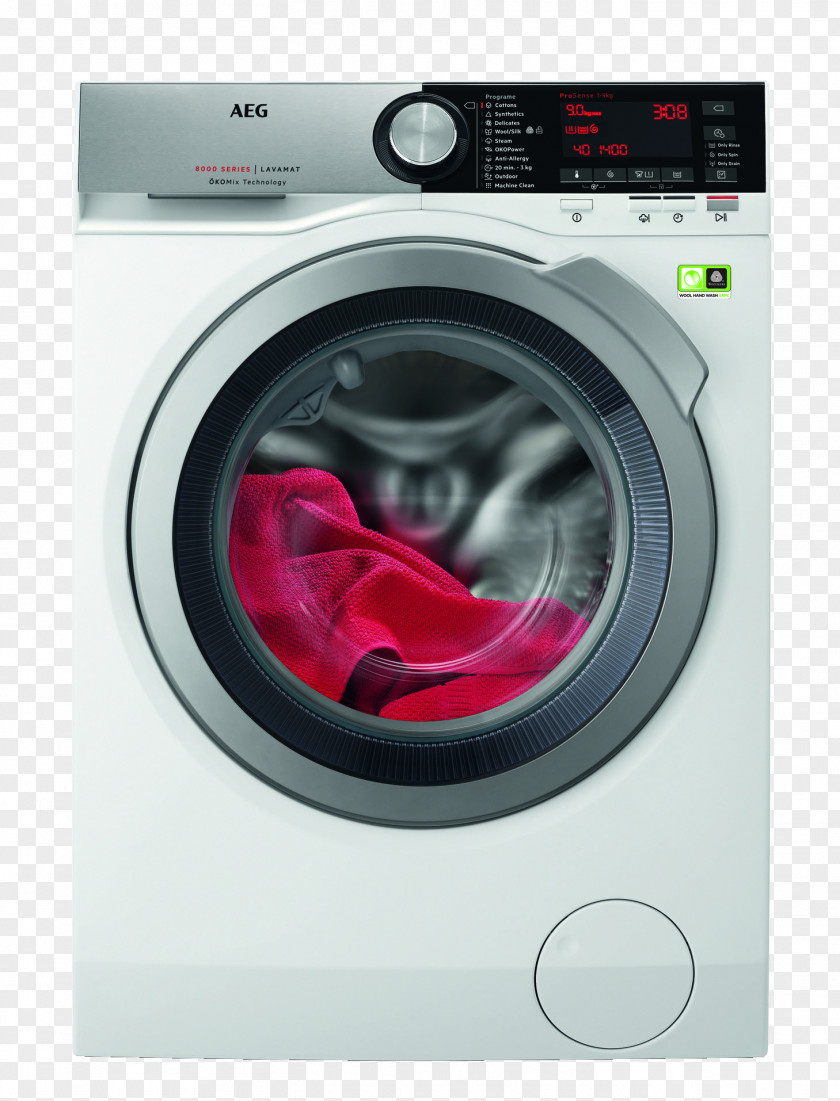 Washing Machine AEG LAVAMAT 9000 Series L9FS86699 Machines Electrolux L8FE76495 PNG