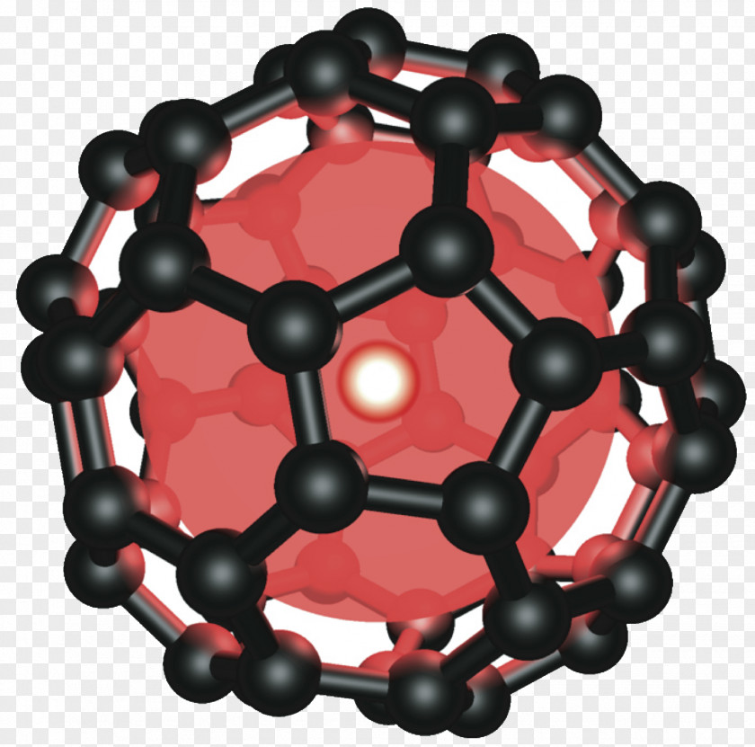 Sodium Atom 24 Fullerene Qubit Carbon Nanotube Molecule PNG