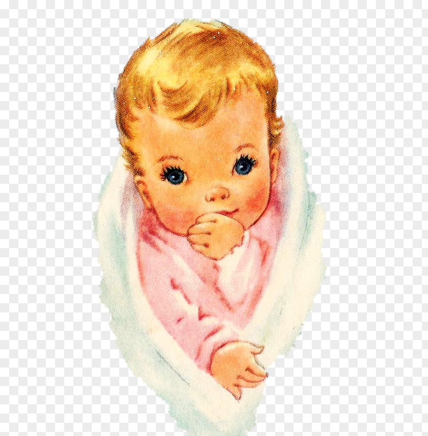 Watercolor Baby Infant Blanket Child Greeting & Note Cards Clip Art PNG