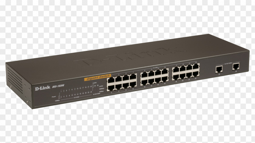 Switch Network D-Link Gigabit Ethernet Computer PNG