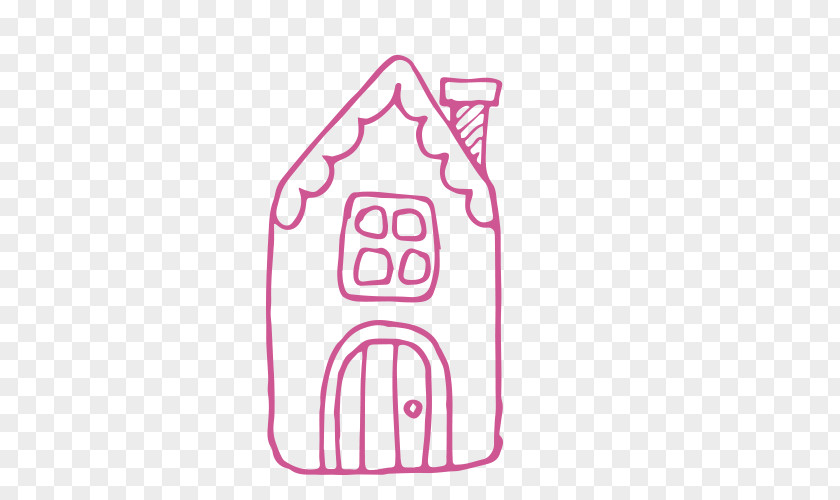 Small House Deer Stick Figure PNG