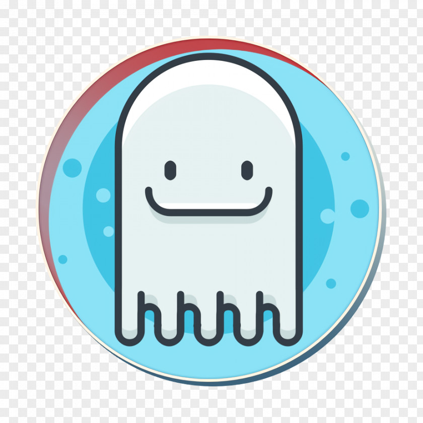 Smiley Tooth Halloween Ghost Cartoon PNG
