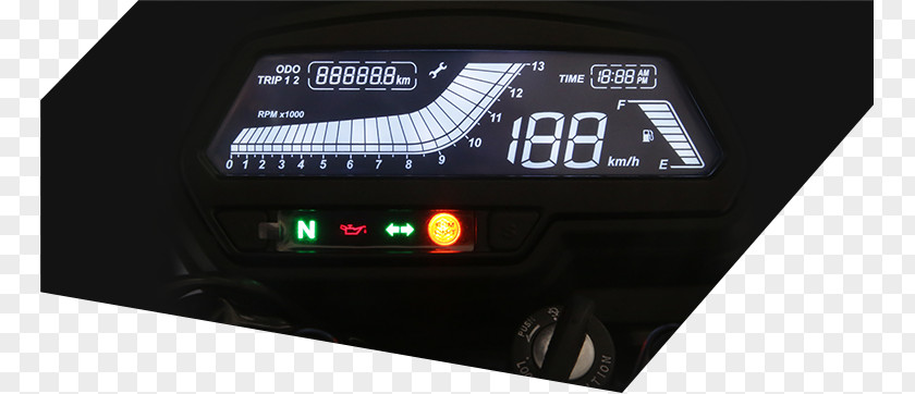 Speedometer With 46 Miles On It Bajaj Auto Motorcycle Modenas Pulsar Malaysia PNG