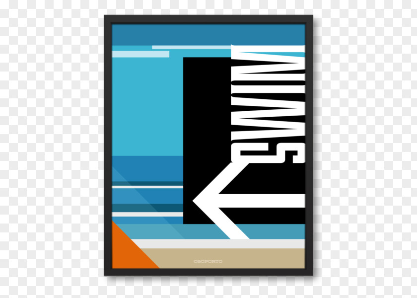 Swimming Poster El Porto Graphic Design Art Surfing PNG