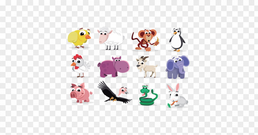 Cute Animals Animal Cartoon PNG