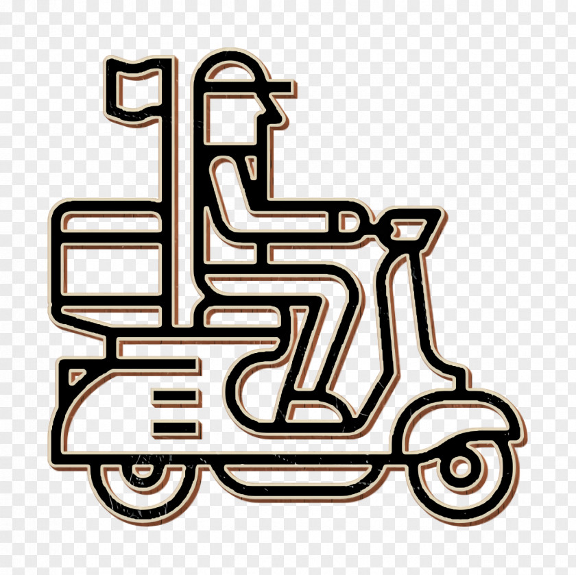 Fast Food Icon Delivery Bike PNG