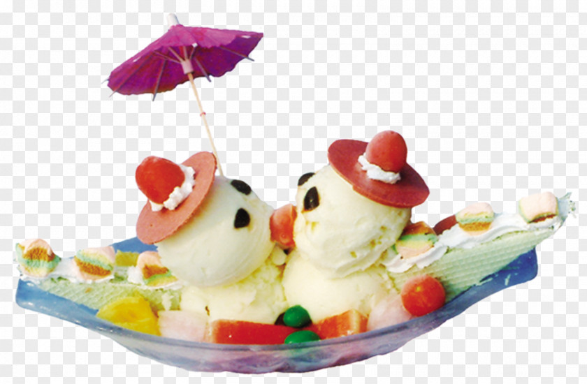 Hand-drawn Ice Cream Drinks Vector Image Strawberry Sundae Frozen Yogurt PNG