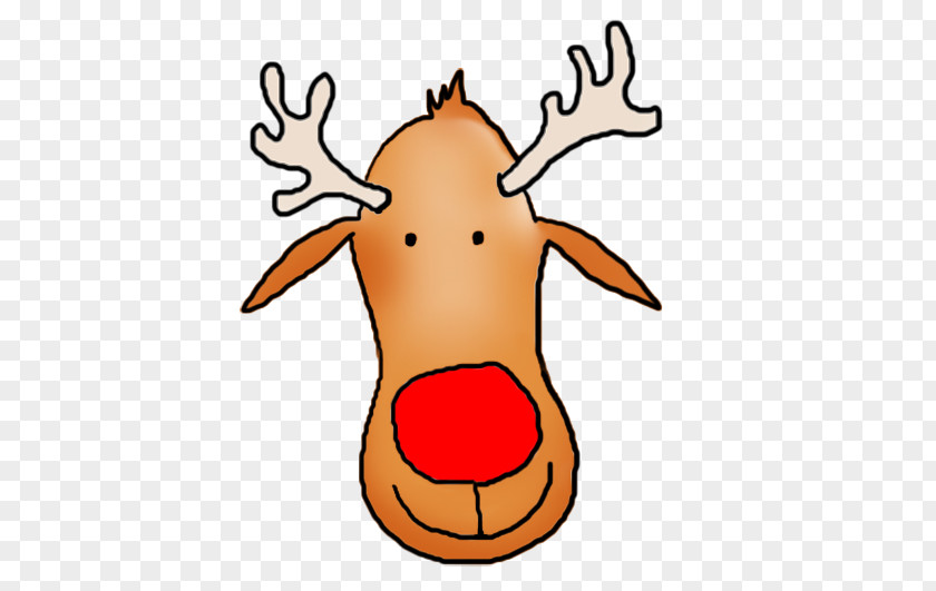 Lazy Reindeer Cliparts Rudolph Santa Claus Christmas Clip Art PNG