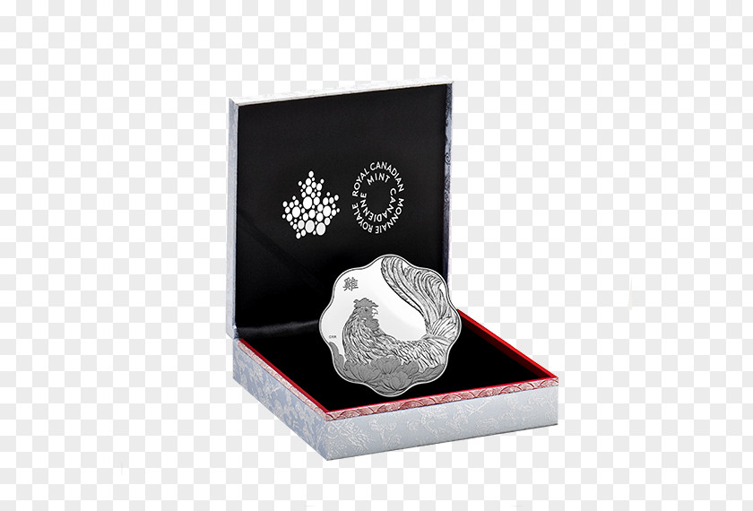 2017 Year Of The Rooster Silver Coin Canada Lunar Series PNG