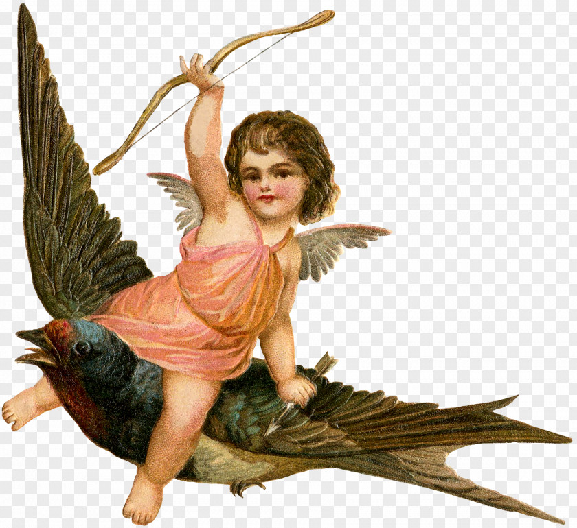 Barn Swallow Cupid And Psyche God Of Love Valentine's Day PNG