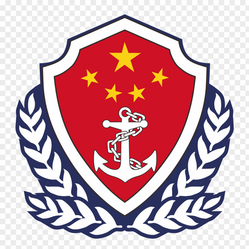 China Flag Coast Guard People's Liberation Army Navy PNG