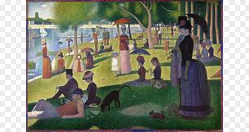 Painting A Sunday Afternoon On The Island Of La Grande Jatte Île De Art Institute Chicago Persistence Memory PNG
